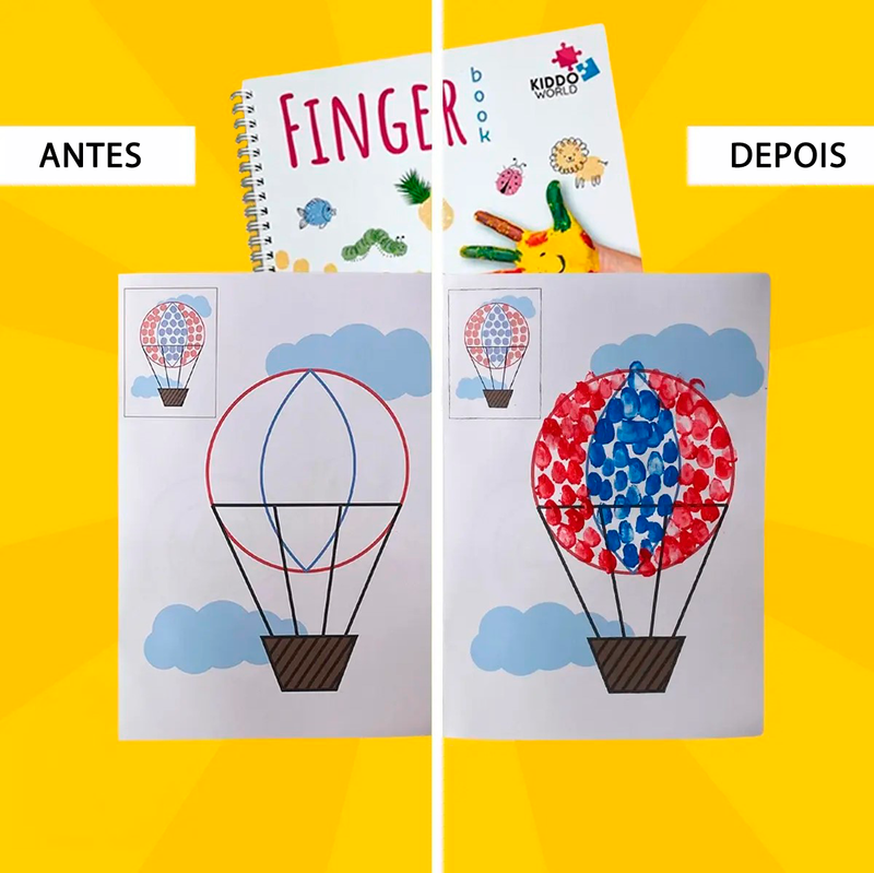 Livro de colorir Montessori + Bloco de pintura de brinde (PROMOÇÃO EXCLUSIVA)