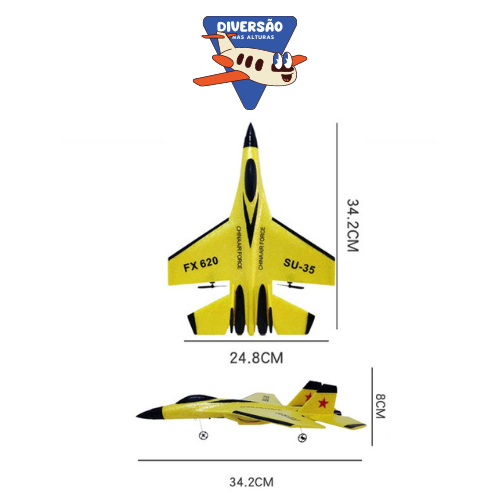 Avião de Controle Remoto Profissional - Aircraft