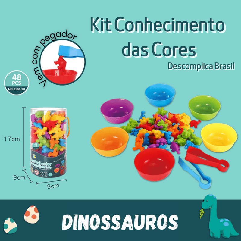 Kit Conhecimento das Cores + Ebook Colorir BRINDE