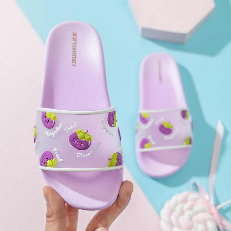 Chinelo Nuvem Infantil - Frutas Divertidas