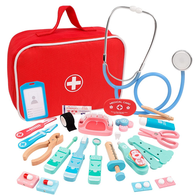 Kit Médico Infantil - Brinquedo Montessori