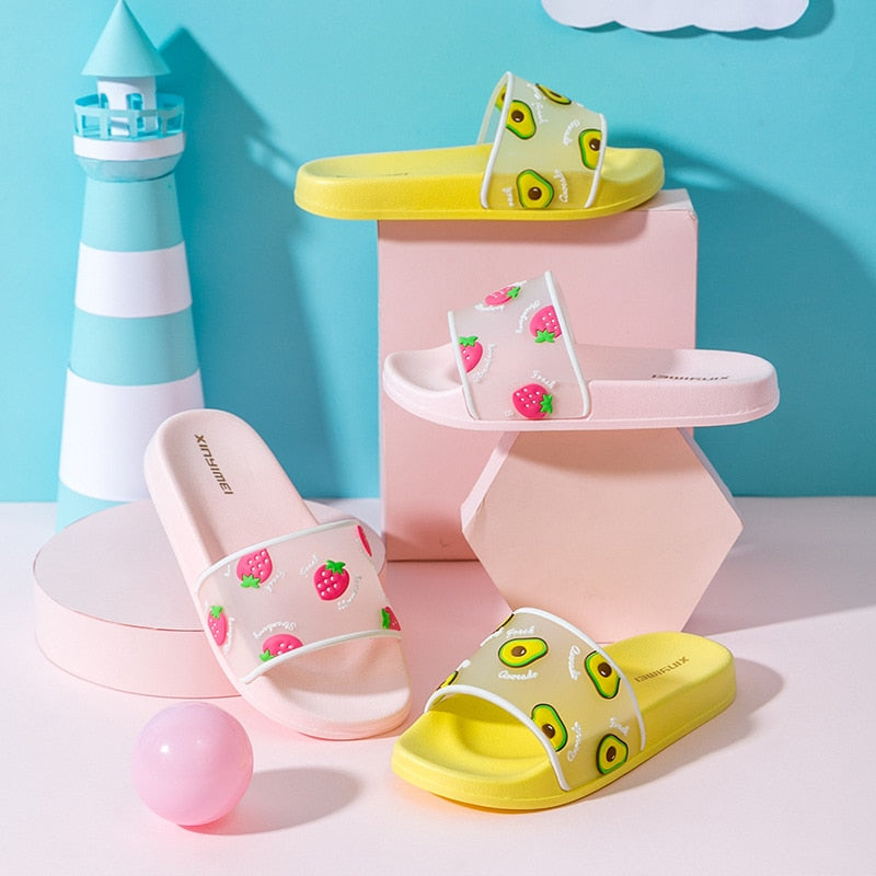 Chinelo Nuvem Infantil - Frutas Divertidas