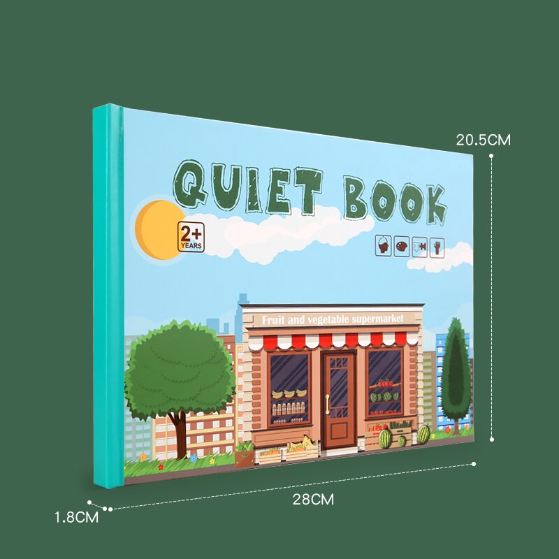 Livro Interativo Montessori Infantil Quiet Book Ofertkids  + (BRINDES SOMENTE HOJE) 😍