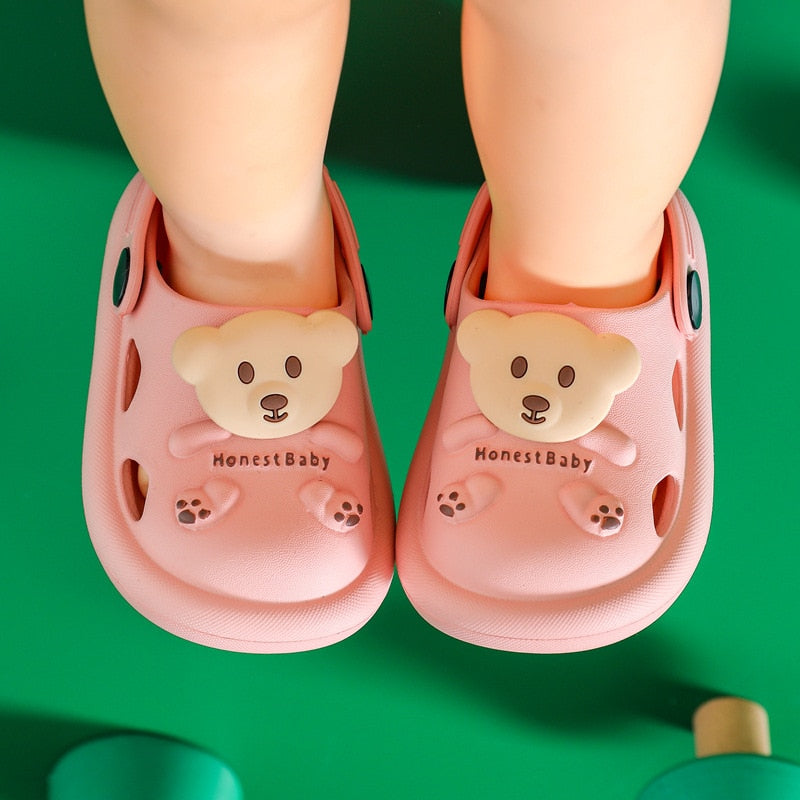 Chinelo Crocks Nuvem Infantil - Ursinho Divertido