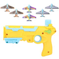 Brinquedo Lançador de Aviões Pistola com 4 Aviões