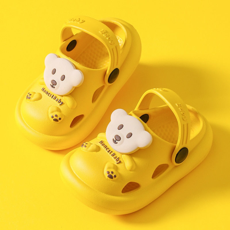 Chinelo Crocks Nuvem Infantil - Ursinho Divertido