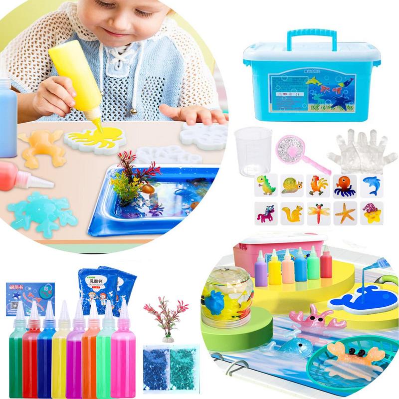 Kit Aqua Fairy Ofertkids - Brinquedo de água 3D Feito à Mão + 6 FORMINHAS DE BRINDE (PROMOÇÃO EXCLUSIVA)