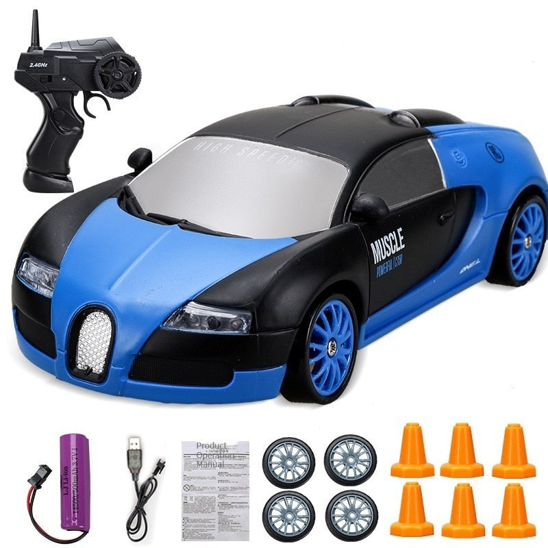 Carrinho de Controle Remoto Drift Highcar - 4WD 2.4g (PROMOÇÃO EXCLUSIVA)