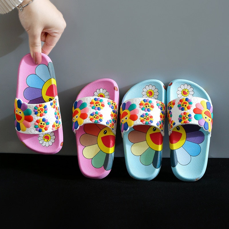 Chinelo Nuvem Girassol Kids Feminino