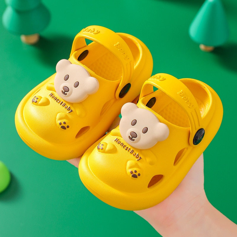 Chinelo Crocks Nuvem Infantil - Ursinho Divertido