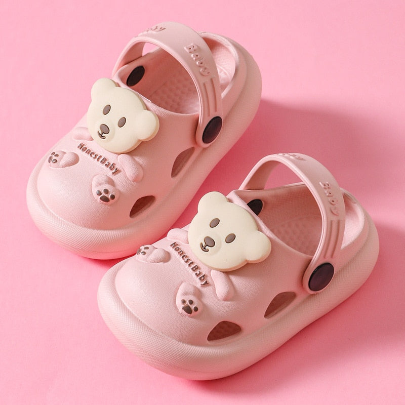 Chinelo Crocks Nuvem Infantil - Ursinho Divertido