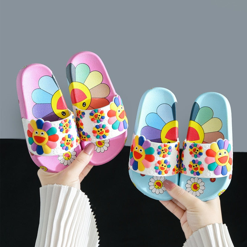 Chinelo Nuvem Girassol Kids Feminino