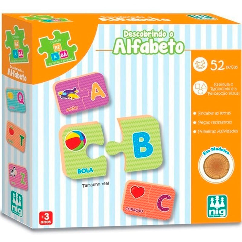 Descobrindo o Alfabeto Jogo Pedagógico Educativo