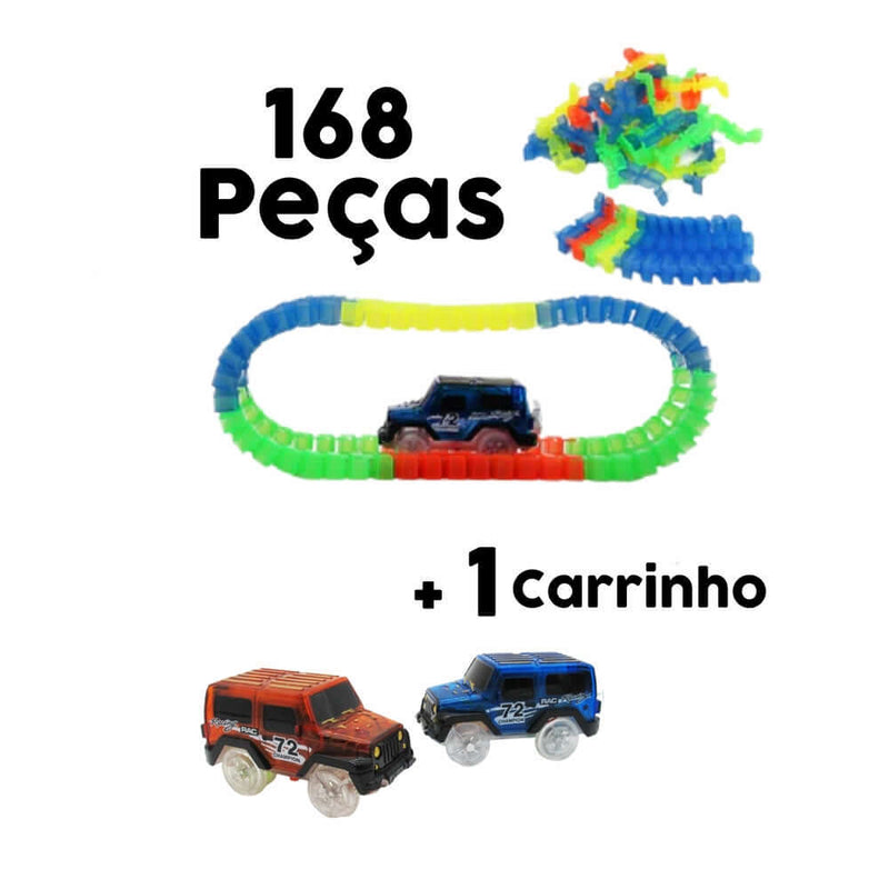 Carrinho Com Pista Luminosa Mágica - Super Cart