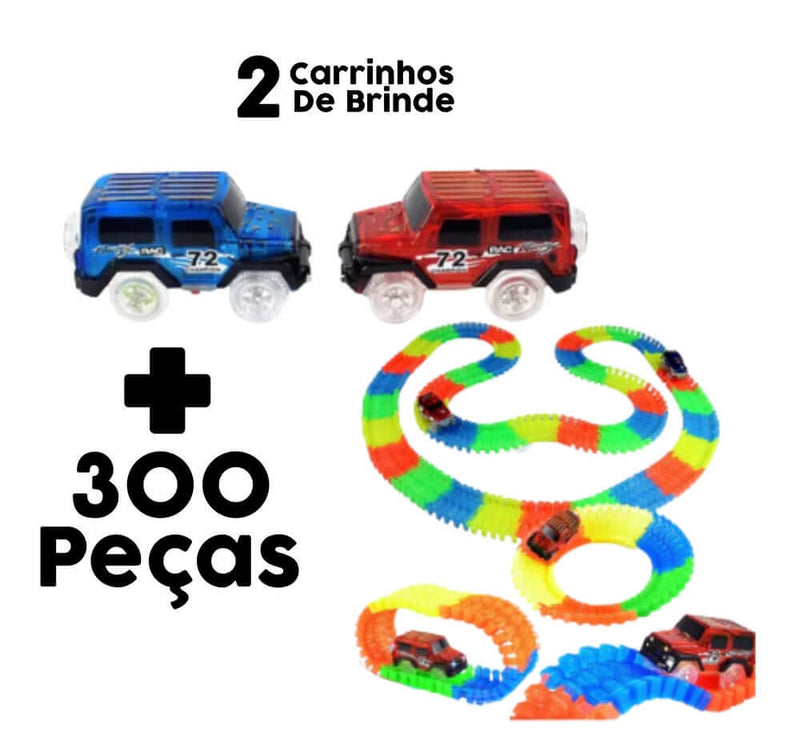 Carrinho Com Pista Luminosa Mágica - Super Cart